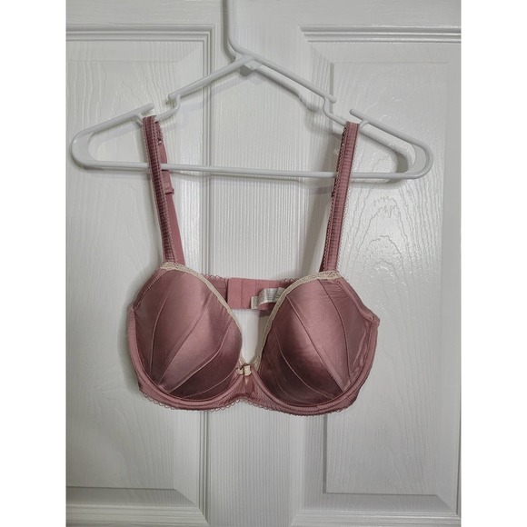 Wacoal Pink Seashell Design Wired Bra Size 32DD - Picture 2 of 5